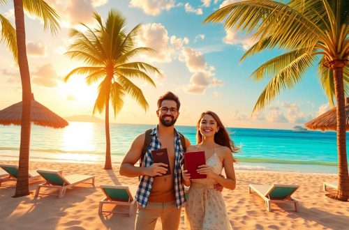 Отдыхающие на пляже под солнцем — символ горящего тура от Coral Travel